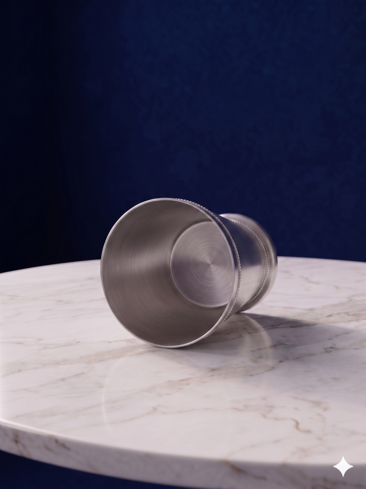Classic Matte Metallic Beaded Julep Cup Gift Set