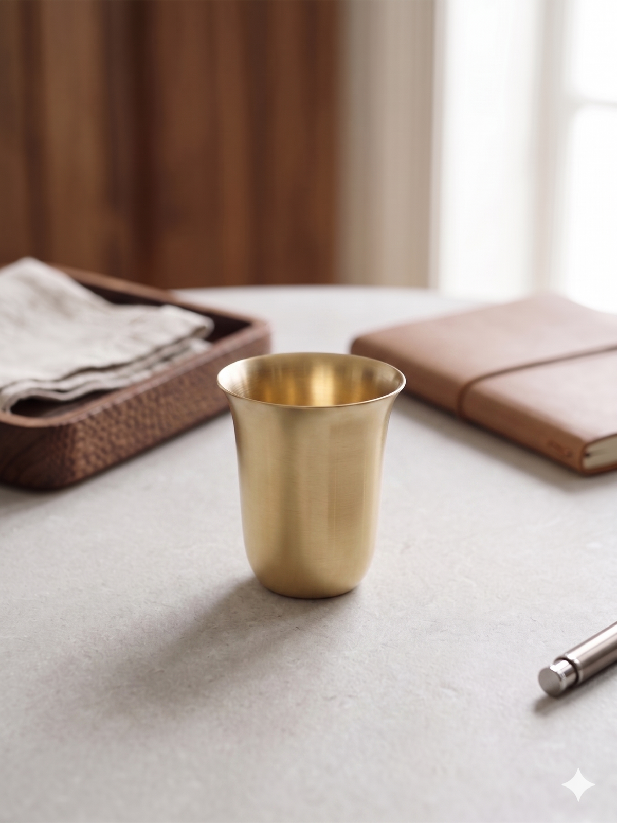 Minimalist Matte Metallic Shot Glass Gift Set