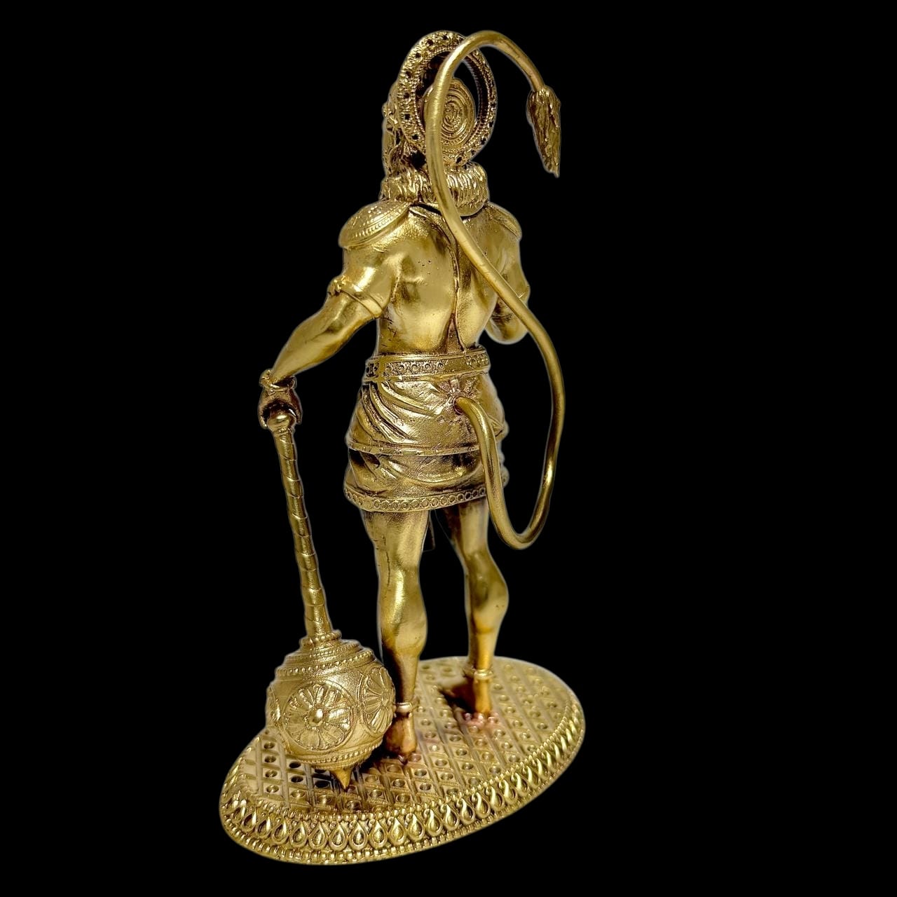 Premium Brass Bajrangbali Hanuman Idol (8cm)